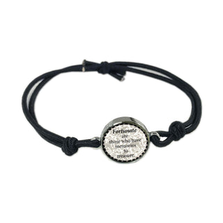 Elephant Reversible Quote Bracelet