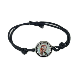 Blue Owl Reversible Quote Bracelet