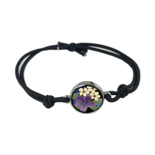 Purple Flower Bracelet