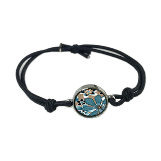 Teal Flower Bracelet