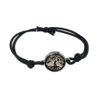 Brown Tree Of Life Reversible Quote Bracelet