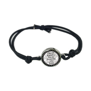 Orange Tree Of Life Bracelet