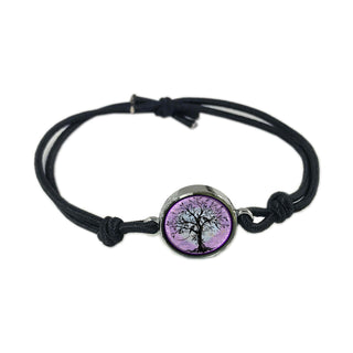 Purple Tree Of Life Bracelet