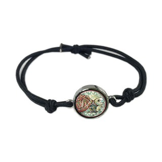 Land Turtle Reversible Quote  Bracelet
