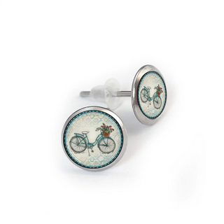 Beach Bike Earrings