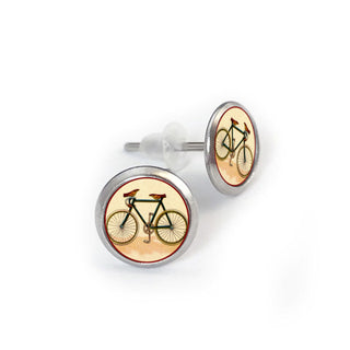 Vintage Bike Earrings