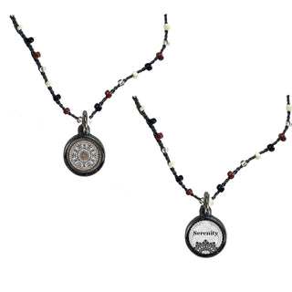 Serenity Mandala Crochet Choker Necklace