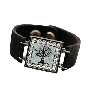 Light Blue Tree of Life Bracelet
