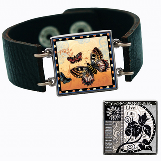 Orange Monarch Bracelet