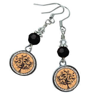 Vintage Tree of Life Earrings
