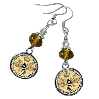 Vintage Bee Earrings