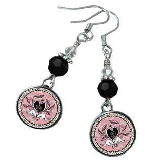 Vintage Heart Earrings