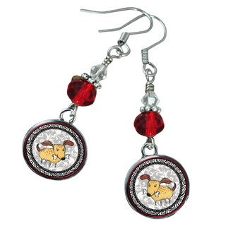 Dog Earrings