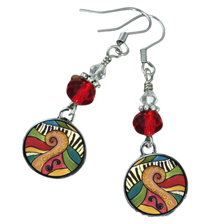 Abstract Music Earrings