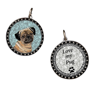 Pug Reversible Necklace