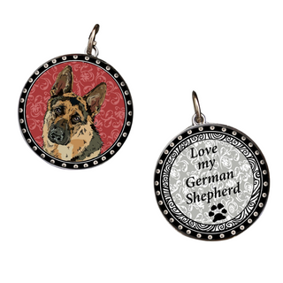 German Shepard Reversible Necklace