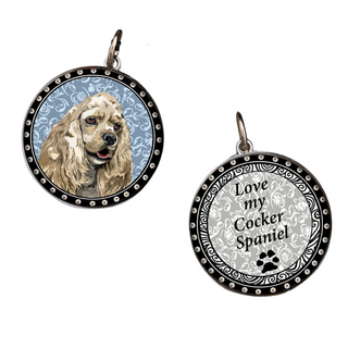 Cocker Spaniel Reversible Necklace