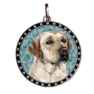 Yellow Labrador Reversible Necklace