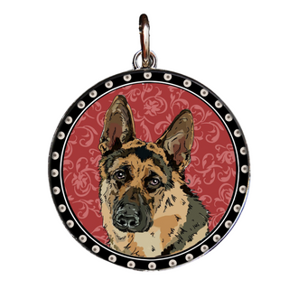 German Shepard Reversible Necklace