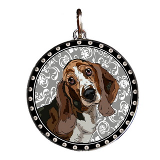 Basset Hound Reversible Necklace