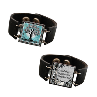 Teal Tree Of Life Bracelet