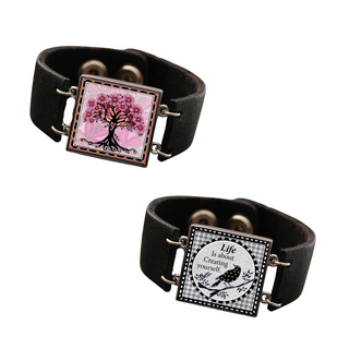 Pink Tree Of Life Bracelet