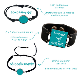 Buddha Abstract Reversible Quote Bracelet
