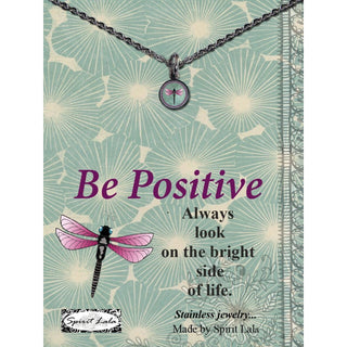 Carded Art Necklace and Chain Set Insects Butterfly Dragonfly