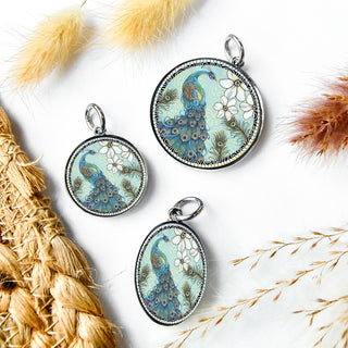 Peacock Blue Necklace