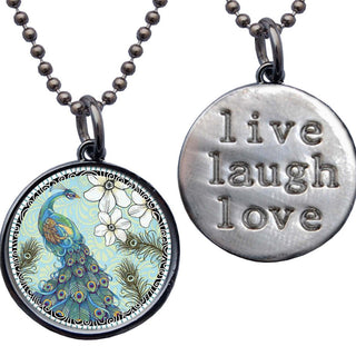 Peacock Blue Necklace