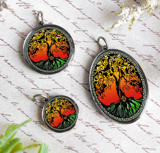 Colorful Tree Of Life Necklace