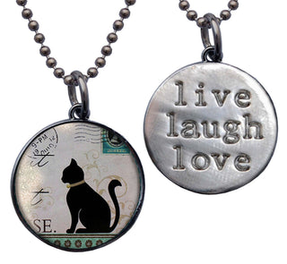 Vintage Cat Necklace