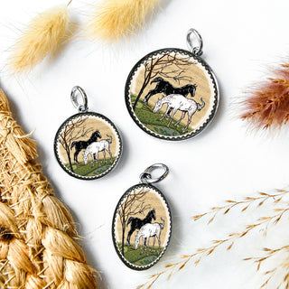Music Horse Necklace
