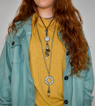 Compass Classic Statement Necklace