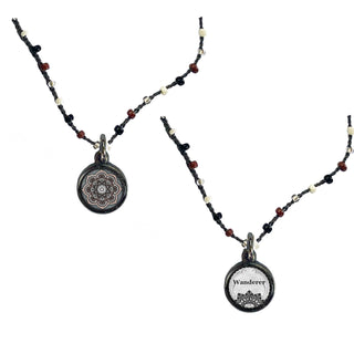 Wanderer Mandala Crochet Choker Necklace