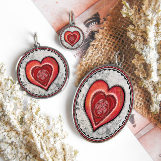 Red Heart Necklace