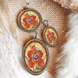 Orchid Flower Necklace