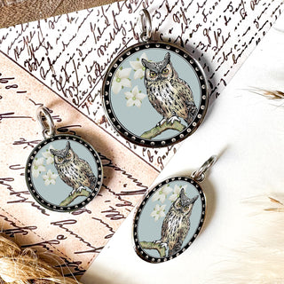 Owl Flies Necklace