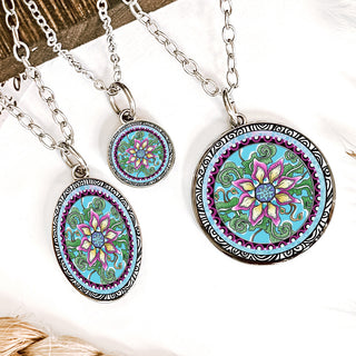 Passion Flower Necklace
