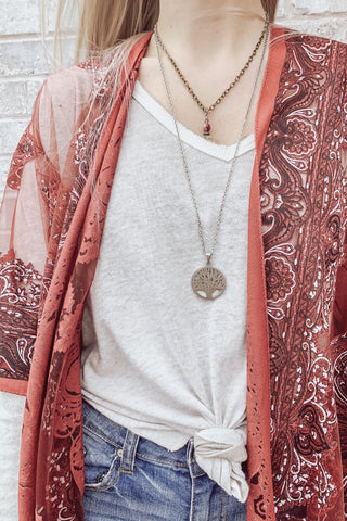 Create Your Own Destiny Poetry Tree Necklace