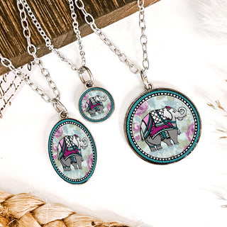 Elephant Pink Necklace
