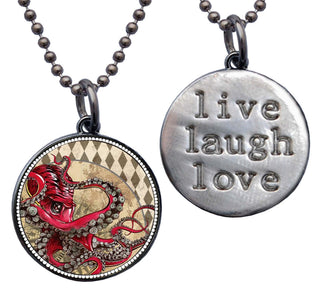 Red Octopus Necklace