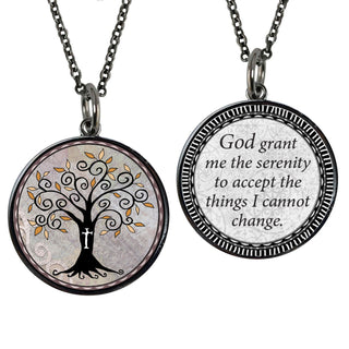 Cross Tree Of Life Necklace
