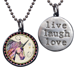 Unicorn Reversible Necklace