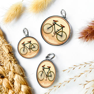 Vintage Bike Necklace