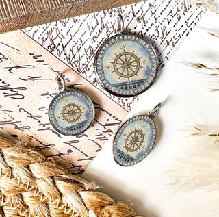 Vintage Compass Necklace