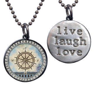 Vintage Compass Necklace