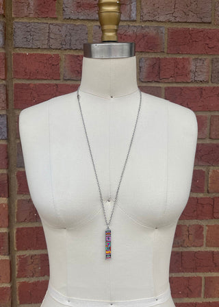 I Love You to Infinity Abstract Heart Pendant Necklace