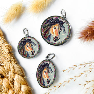 Yellow Horse Necklace