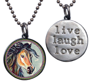 Yellow Horse Necklace
